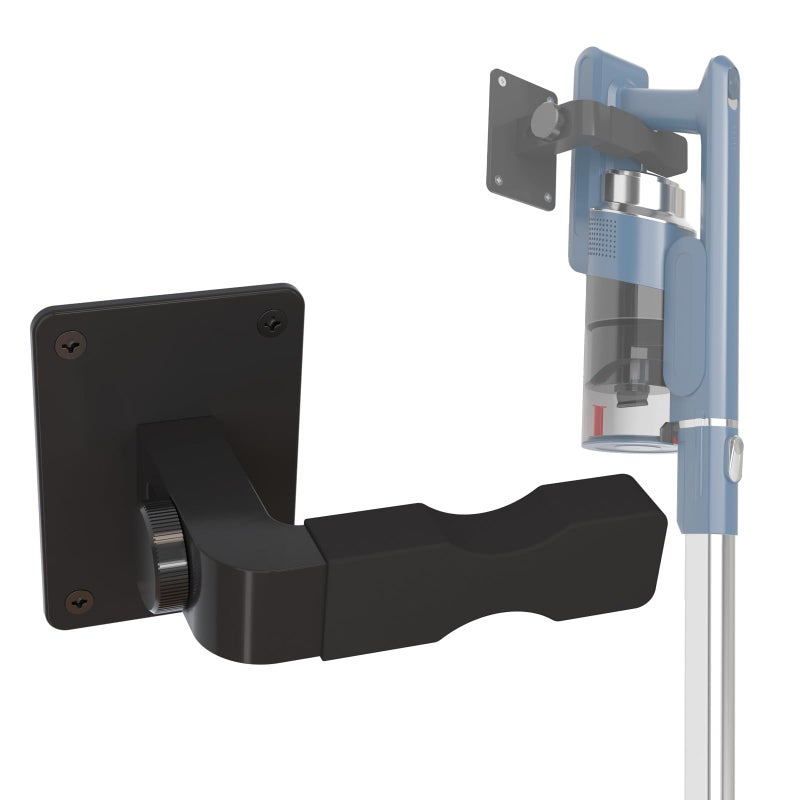 حامل جداري قابل للتعديل لمكنسة شيرك اللاسلكية متوافق مع V7 V8 V10 V11 V12 V15 شيرك IX141 IZ562H IZ682H IZ361H IZ462H IZ163H IZ363HT IZ483H أسود