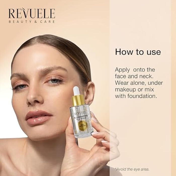 Revuele Face Serums – Hydrating, Brightening & Anti-Aging Daily Serums with Vitamin C, Niacinamide, Hyaluronic Acid – Moisturizing, Comforting, Renewing & Illuminating (1 fl. oz, Illuminating) - Image 4