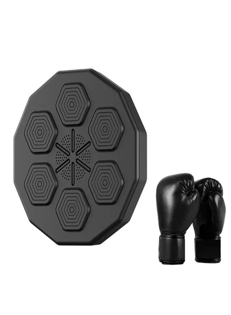 Generic New Upgraded Boxing Trainer with Black Boxing Gloves, Bluetooth Connectable Musical Boxer for Home Gym Outdoor Games Entertainment  - Image 1