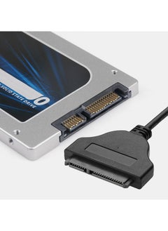 Generic USB 3.0 To SATA 3 Adapter Cable 6Gbps Support 2.5 Inch SSD Hard Disk Drive Black  - Image 2