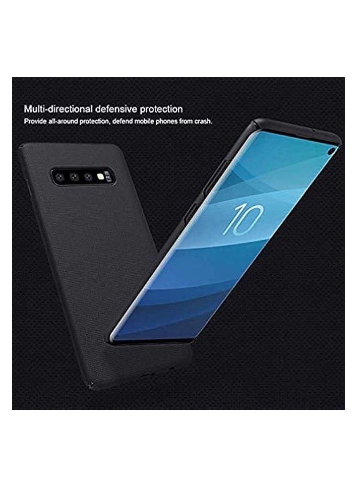 Nillkin Galaxy S10+ / S10 Plus Mobile Cover Super Frosted Hard Shield Phone Case - Black - Image 2