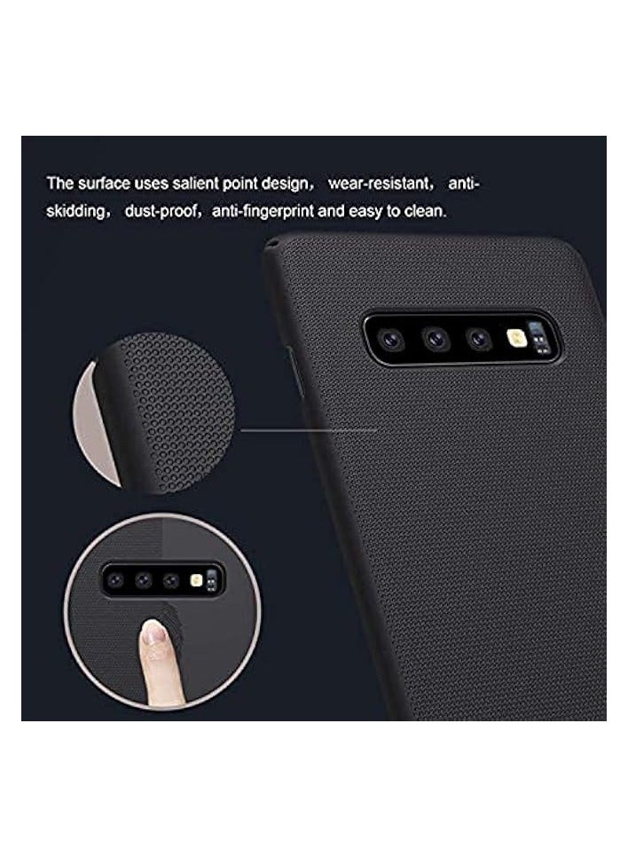 Nillkin Galaxy S10+ / S10 Plus Mobile Cover Super Frosted Hard Shield Phone Case - Black - Image 5