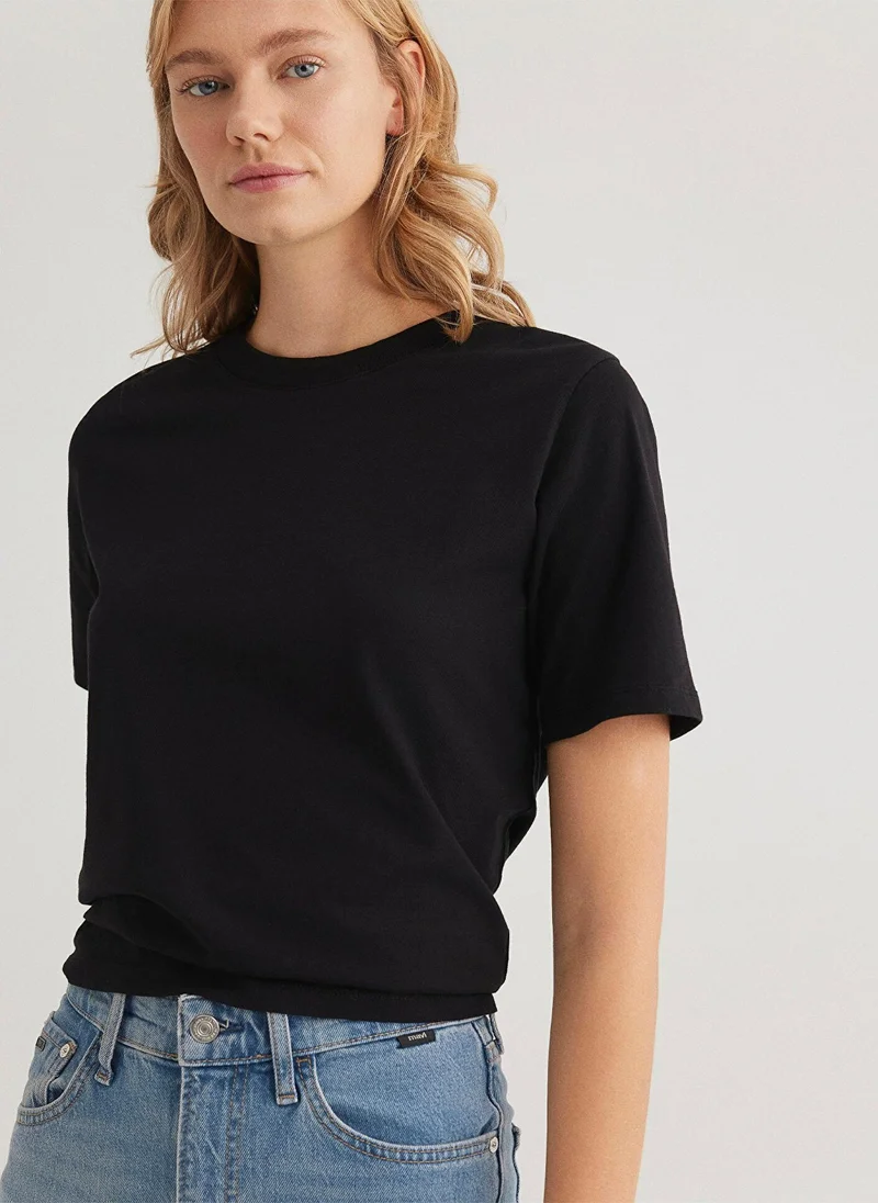 MAVI Black Basic Top