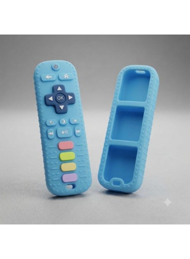 Child-Safe Soft Silicone Remote Control Protective Case, Blue