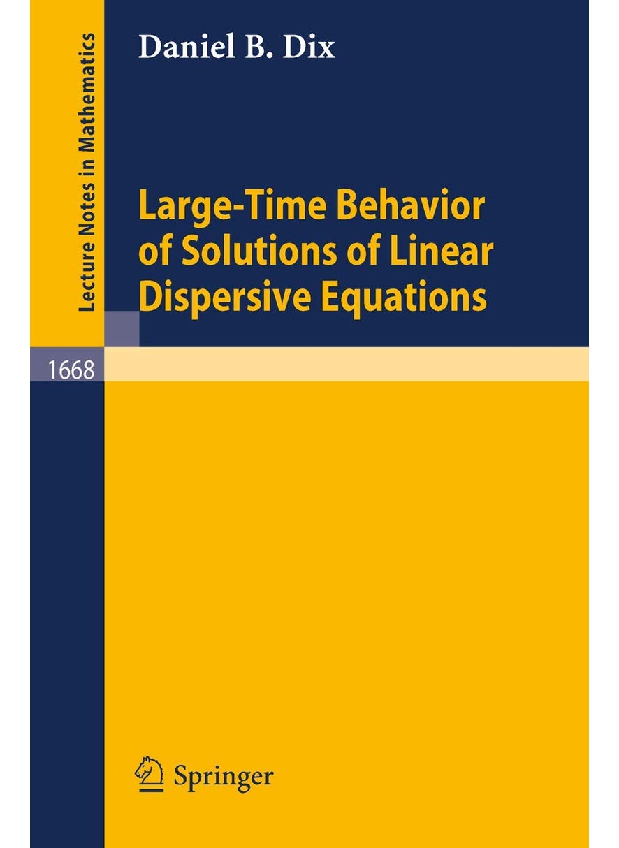 Large-Time Behavior of Solutions of Linear Dispersive Equations 