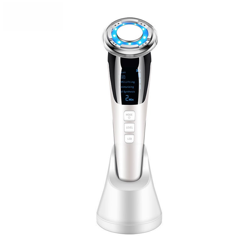 Generic Home Cold Compress Vibration Photon Skincare Device White 