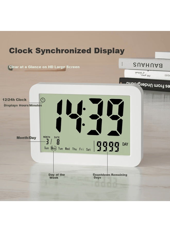Hense Creative Clock Day Timer High School Exam Countdown Magnetic Student Children's Desktop Clock Ht07 Back To School Season - Image 2