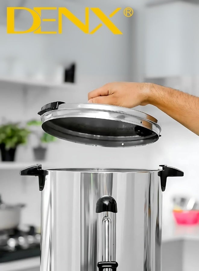 DENX DX3406 Electric Water Boiler, 10L Capacity, Fast Boiling, Safe Stainless Steel Hot Water Dispenser with Tap – For Home, Office & Events - Image 4