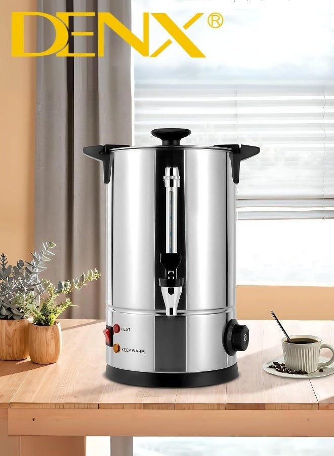 DENX DX3406 Electric Water Boiler, 10L Capacity, Fast Boiling, Safe Stainless Steel Hot Water Dispenser with Tap – For Home, Office & Events - Image 2