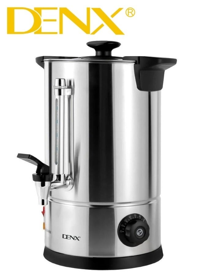 DENX DX3406 Electric Water Boiler, 10L Capacity, Fast Boiling, Safe Stainless Steel Hot Water Dispenser with Tap – For Home, Office & Events - Image 1