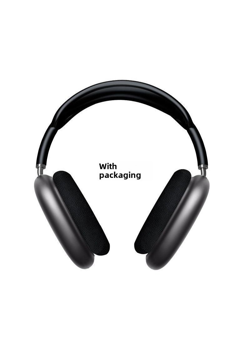 Generic - Huaqiang North MAX Headset Wireless Bluetooth Headset Suitable for Apple Android Noise Reduction Transparent Cross-border Explosions Black belt packaging - Image 1