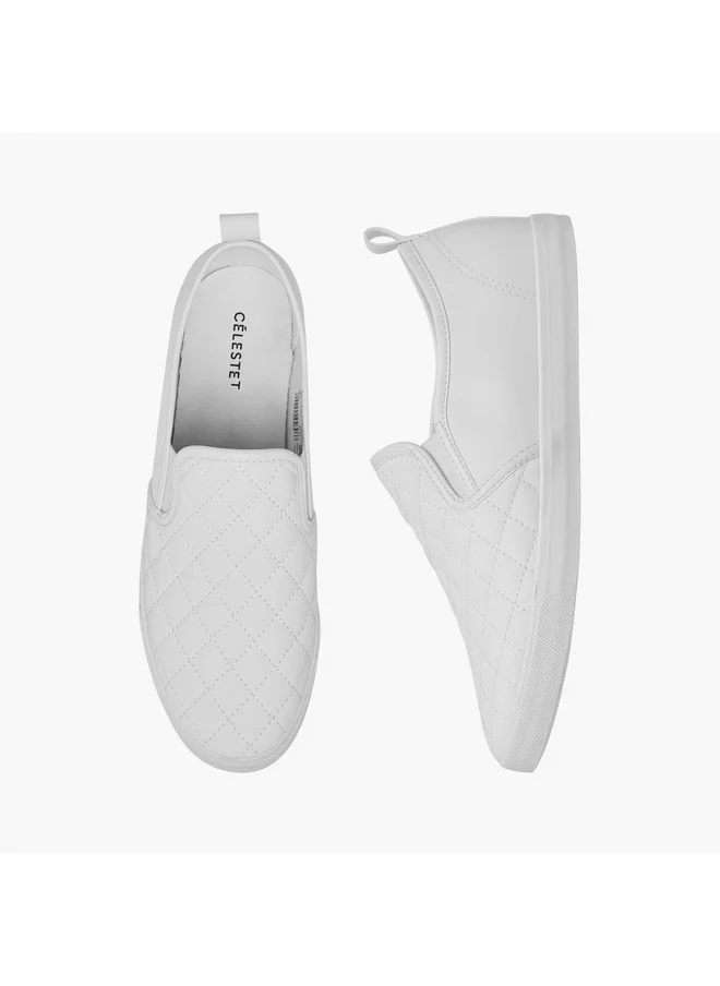 Celeste Women's Quilted Slip-On Sneakers