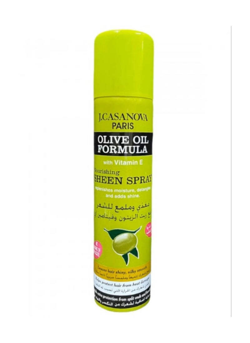 J.CASANOVA PARIS Olive Oil Formula Sheen Spray - 200ml 