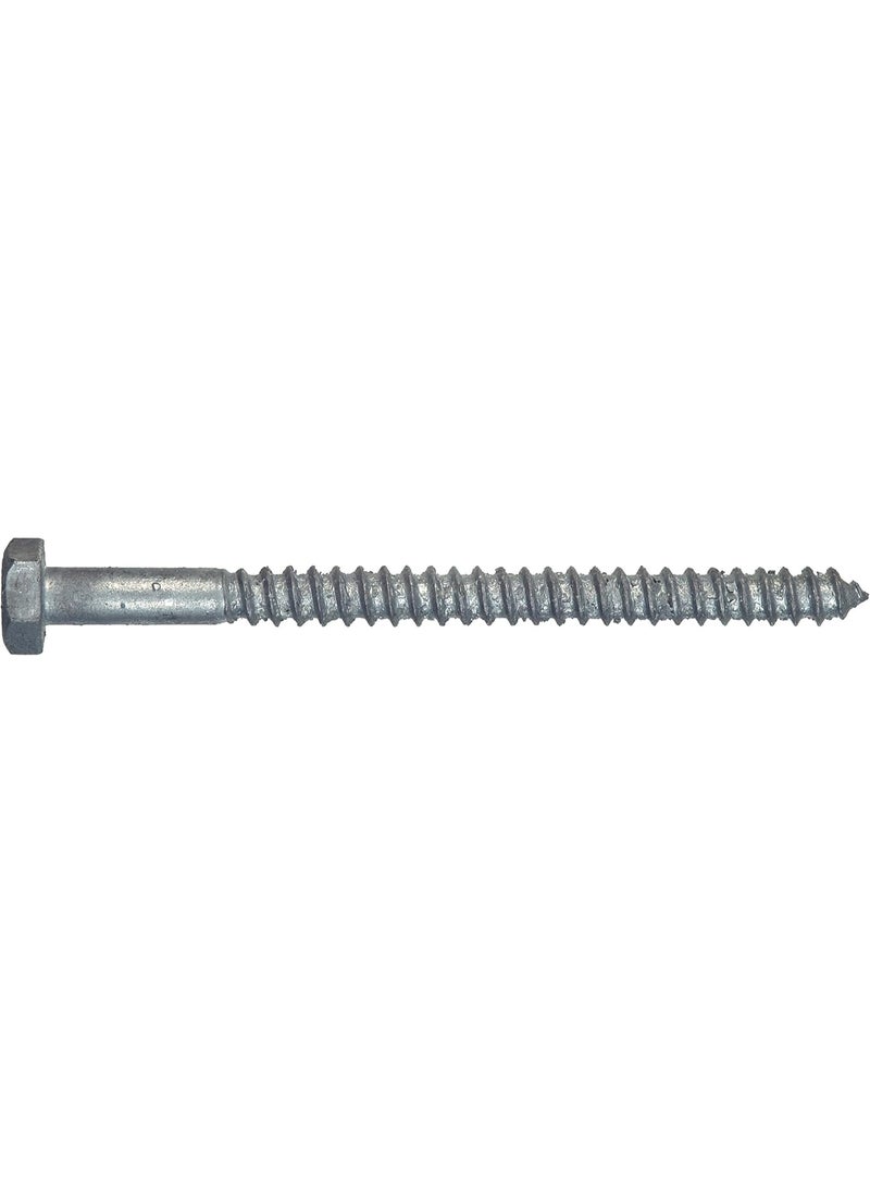 Hillman The Hillman Group 812080 Hot Dipped Galavanized Hex Lag Screw, 3/8 X 6-Inch, 50-Pack 