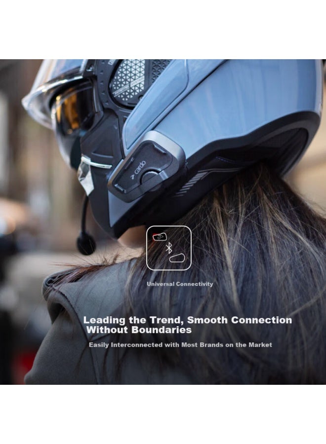 Cardo Motorcycle Helmet Bluetooth Headset, Riding Noise Reduction Waterproof, Freecom2xsingle Original Box - Image 5
