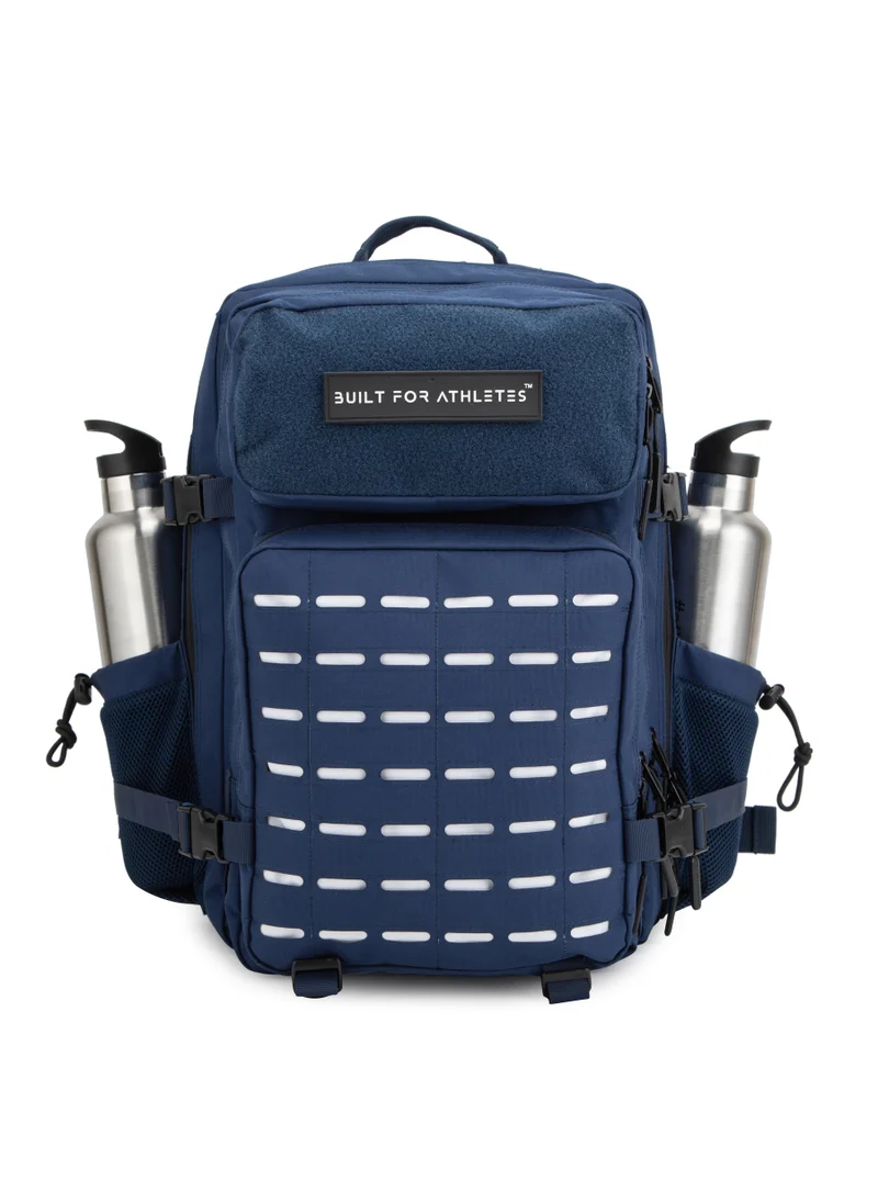 Built for Athletes LARGE GYM BACKPACK BUILT FOR ATHLETES NAVY WHITE