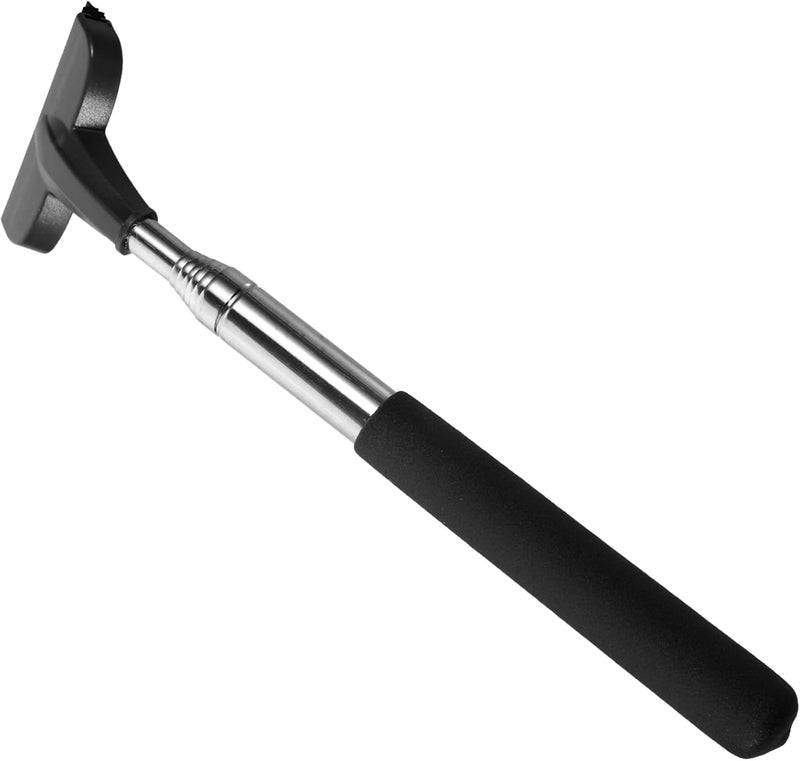 Black Telescopic Car Mirror Wiper For Efficient Water Removal And Fog Resistant Design - Image 1