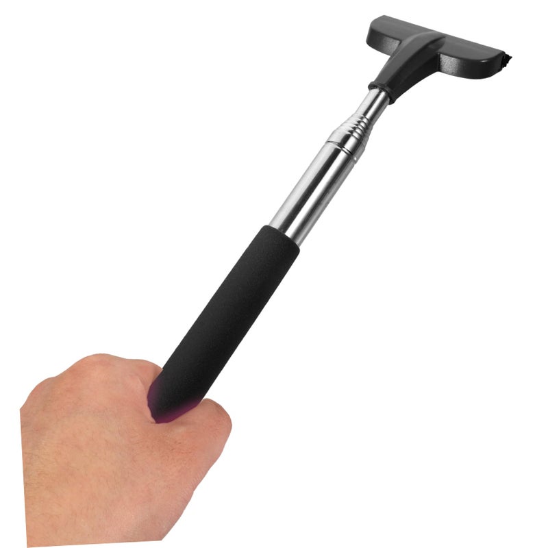 Black Telescopic Car Mirror Wiper For Efficient Water Removal And Fog Resistant Design - Image 3