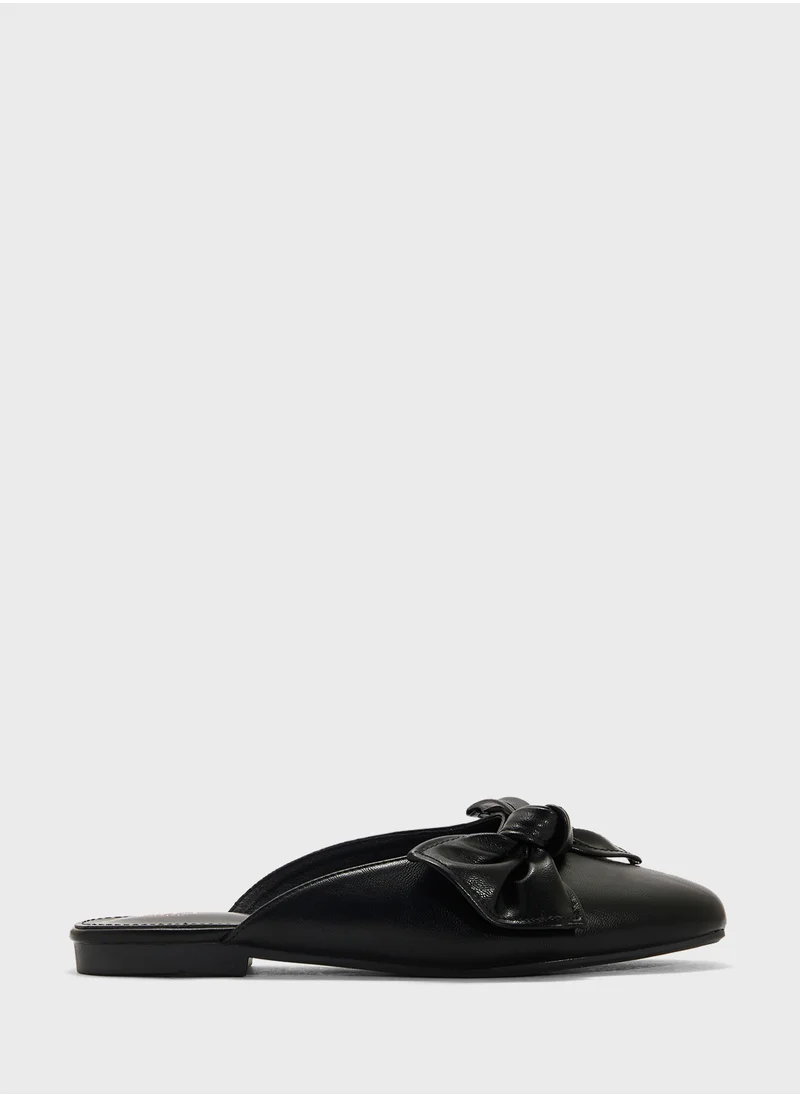 ايلا Slip On Mule With Bow