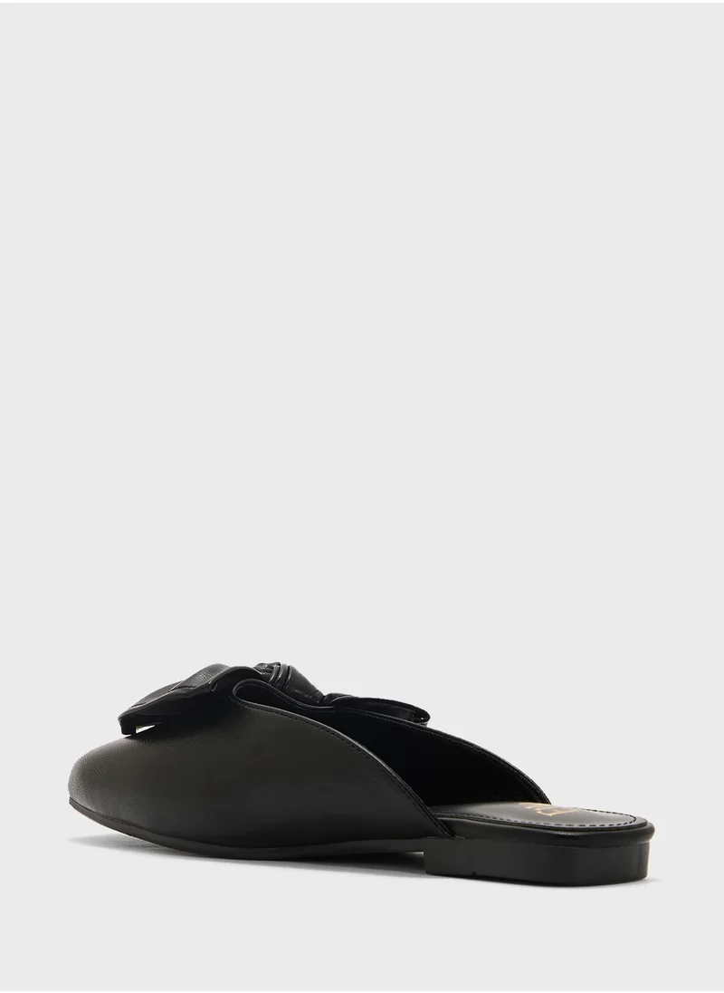 ايلا Slip On Mule With Bow