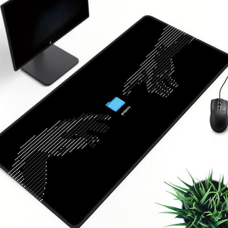 Snow Mouse Pad Desk Mat Computer Mat 30 X 70 Cm 11 8 X 27 5 Inches Large Gaming Mouse Pad Desk Decor Cute Office Supplies For Men Women Laptop Keyboard Mouse Mat Gift For Gamers - Image 5