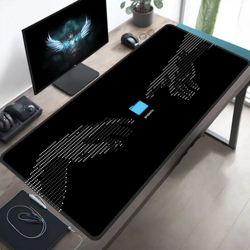 Snow Mouse Pad Desk Mat Computer Mat 30 X 70 Cm 11 8 X 27 5 Inches Large Gaming Mouse Pad Desk Decor Cute Office Supplies For Men Women Laptop Keyboard Mouse Mat Gift For Gamers - Image 1