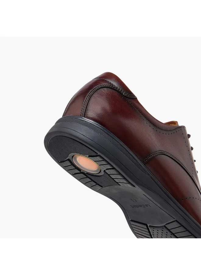 Le Confort Men Solid Derby Shoes with Lace-Up Closure