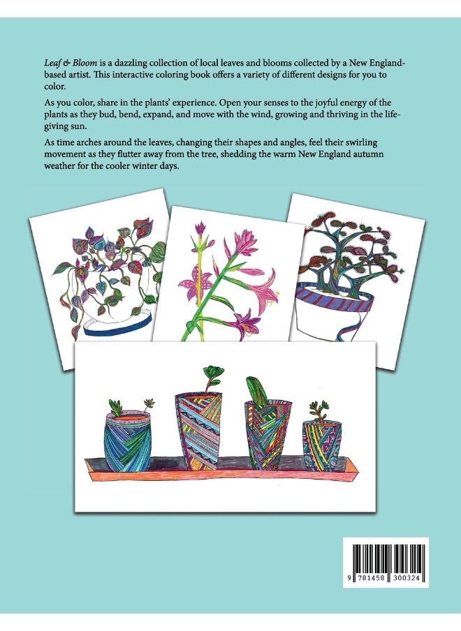 Leaf and Bloom: A Coloring Book for Plant Lovers  - Image 2