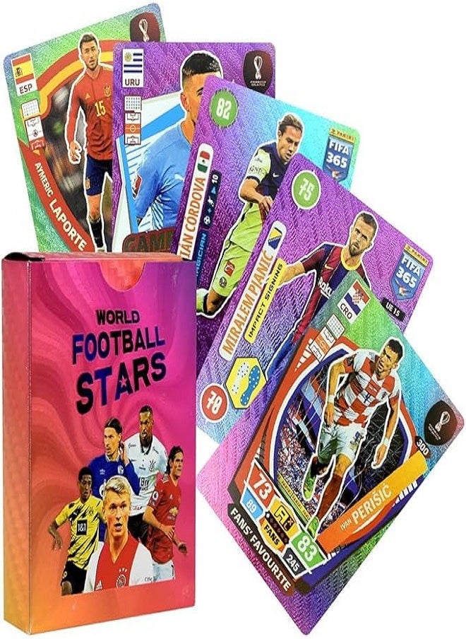 Rainbow Cards For Football Players, with 25 Special Cards, Including Special Cards Such as The Legendary  - Image 1