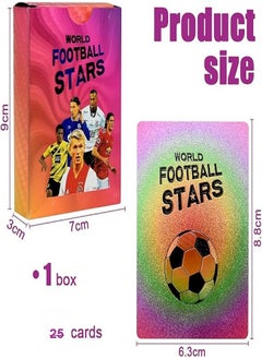 Generic Rainbow Cards For Football Players, with 25 Special Cards, Including Special Cards Such as The Legendary  - Image 4
