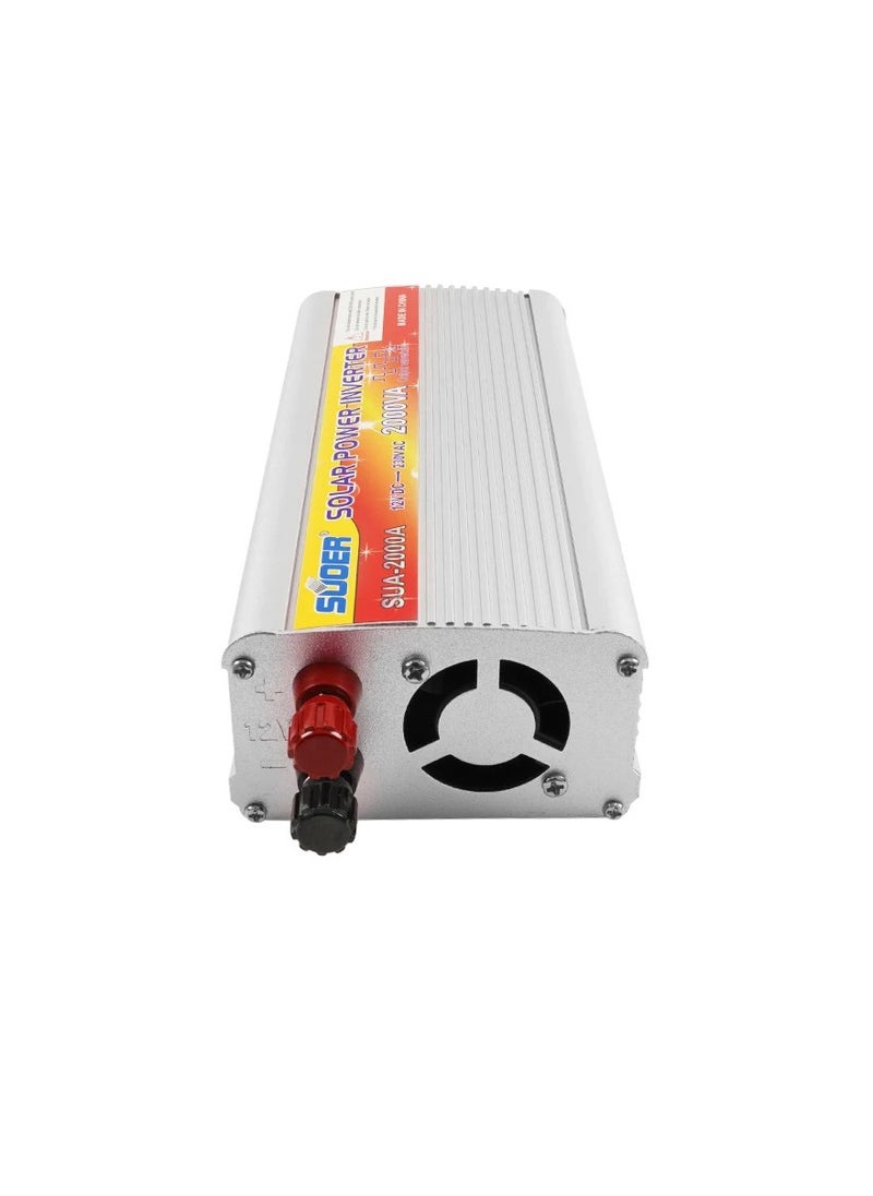 Suoer Solar Power Inverter DC12V To AC230V Inverter 2000VA DC To AC SUOER SUA2000A  - Image 4
