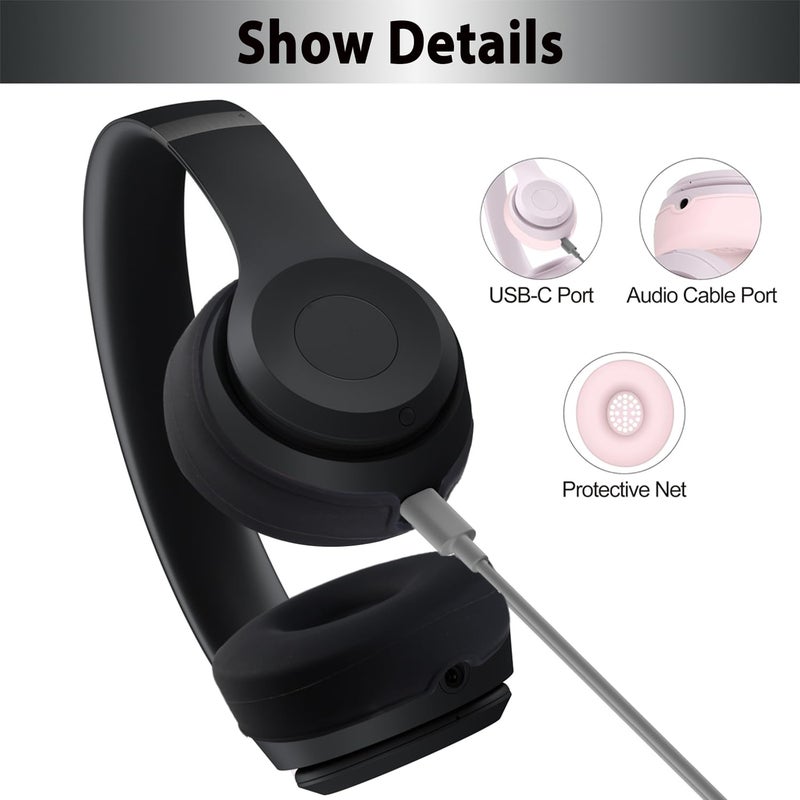 Adhiper Silicone Ear Pads Cover for Beats Solo 4, Washable Sweat Earpad Covers Silicone Case for Beats Solo4 & Solo3 Wireless On-Ear Headphones Accessories Protective Pads Cover (Black) - Image 4