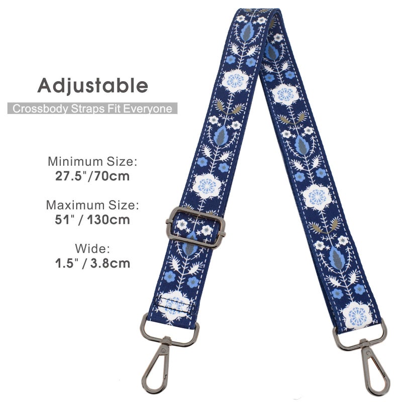 ROYGBCP Shoulder Straps Adjustable Purse Strap Replacement - Extra Long Crossbody Shoulder Strap for Women's Handbags - Image 2