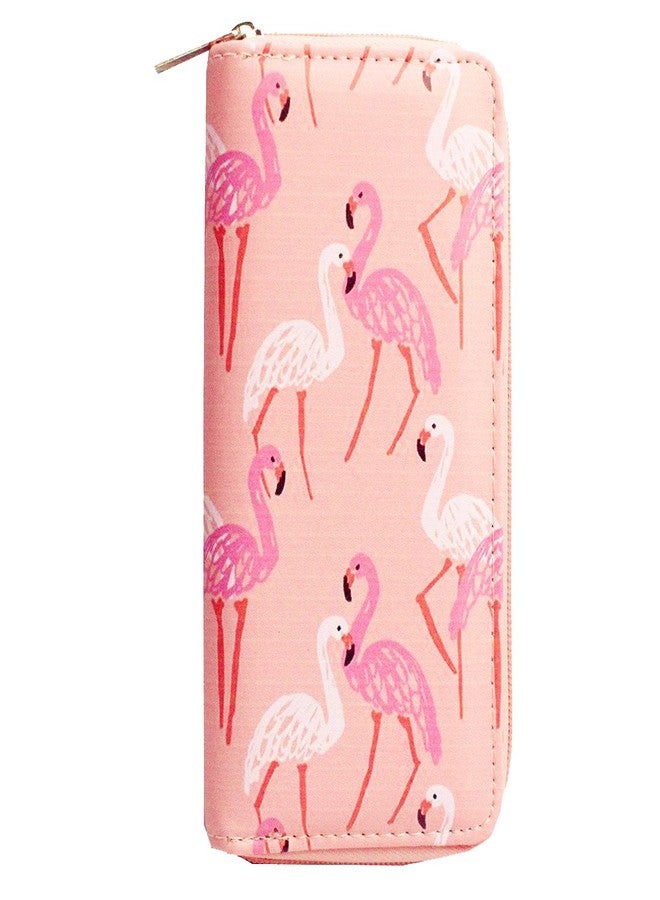 Timlee Cute Flamingo Wallets Long Purse For Girls Women Unicorn Zipper Wallet Christmas Gift(Flamingo Pink) - Image 1
