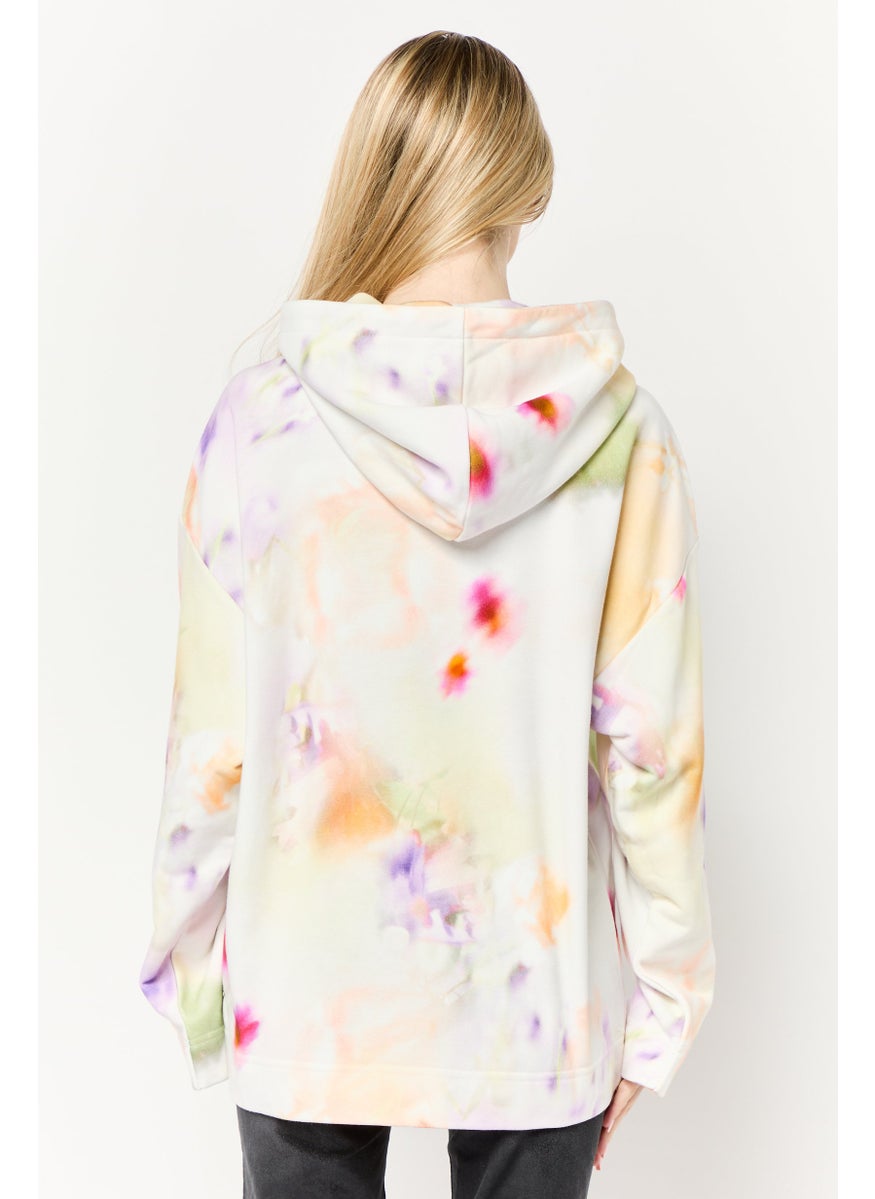 Scotch & Soda Women Tie Dye Long Sleeves Hoodies, Multicolor  - Image 4