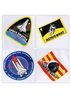 Geyoga Astronaut Costumes For Kids Astronaut Dress Up Role Play With Astronaut Helmet For Birthday Theme Party (3-4T)  - Image 5