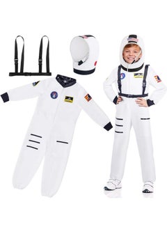 Geyoga Astronaut Costumes For Kids Astronaut Dress Up Role Play With Astronaut Helmet For Birthday Theme Party (3-4T)  - Image 1