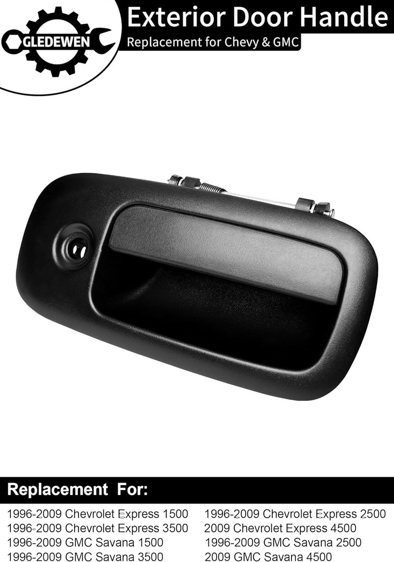 Gledewen Exterior Door Handle for Chevy Express & GMC Savana - Image 2