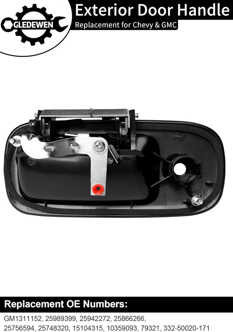Gledewen Exterior Door Handle for Chevy Express & GMC Savana - Image 3