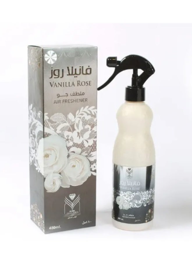 Al Mas Air Freshener – Vanilla Rose Fragrance (480ml) - Image 1