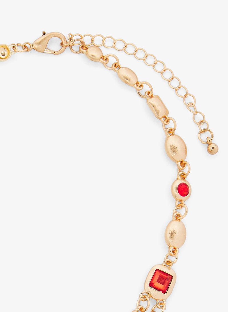 Ginger Colorful Jewel Necklace - Image 3