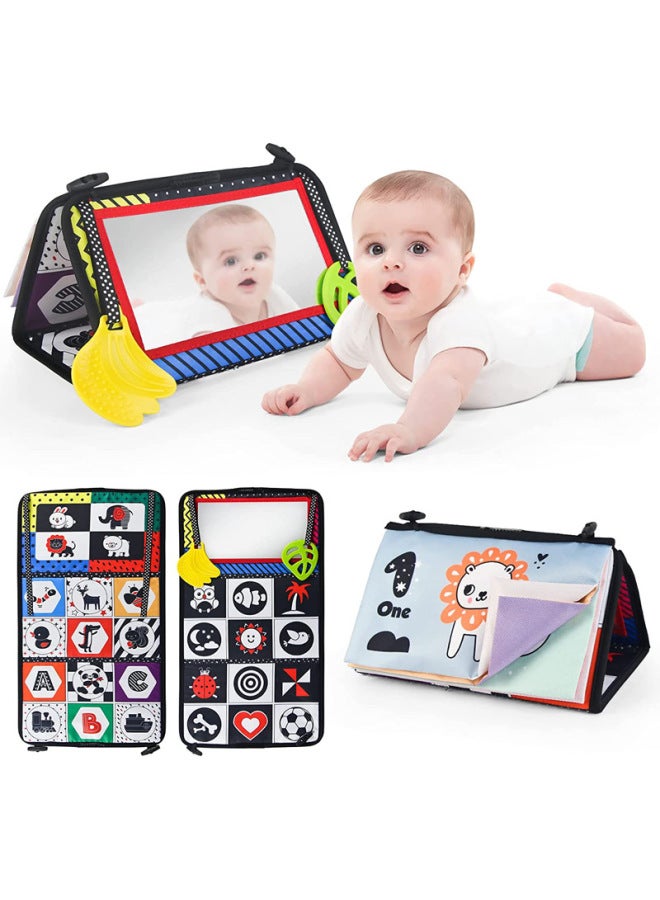Baby Cloth Book Toy Squeaky Sound For Sensory Stimulation Learning-Color:Graphic + Animal Tooth Glue Cloth Book (opp Bag Packaging)  - Image 2