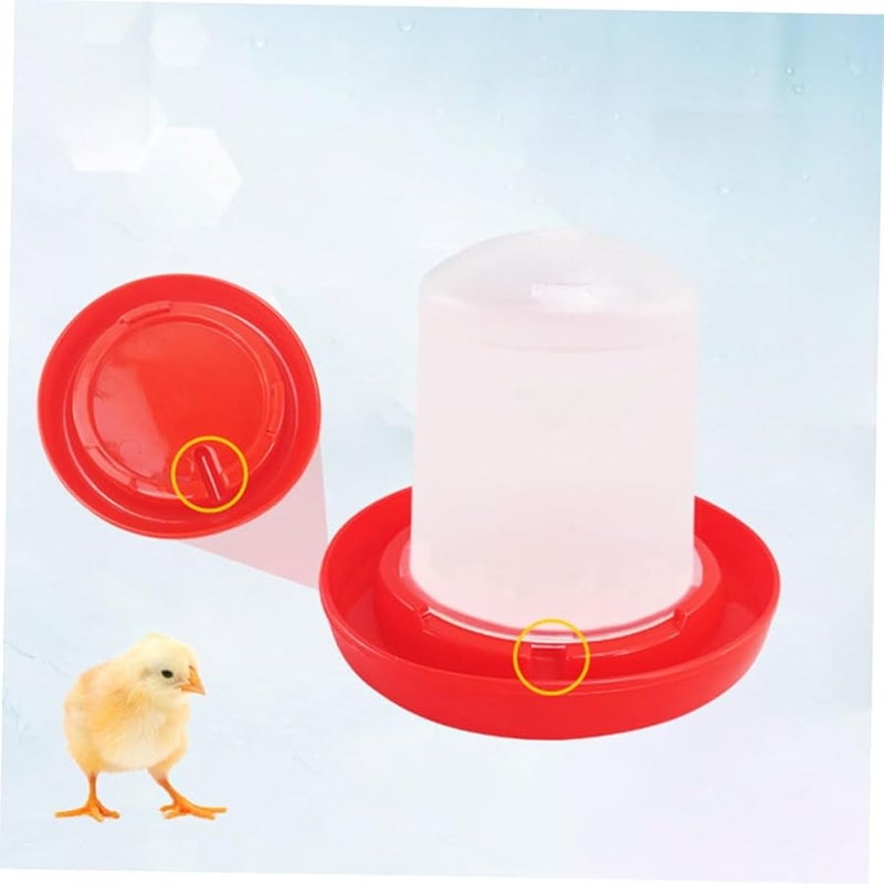 Automatic Chicken Water Feeder Poultry Waterer Durable Easy to Clean for Home Farm Use - Image 5