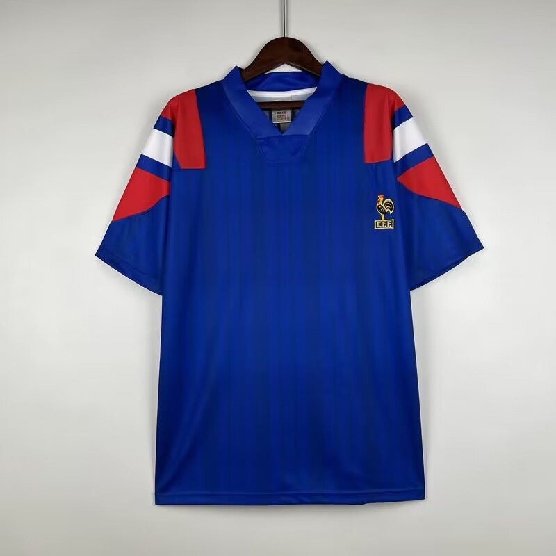 Vintage Jersey Classic Nostalgic Replica Football Uniform Germany France Team Uniform Mateus Henri Zidane Jersey - Image 1