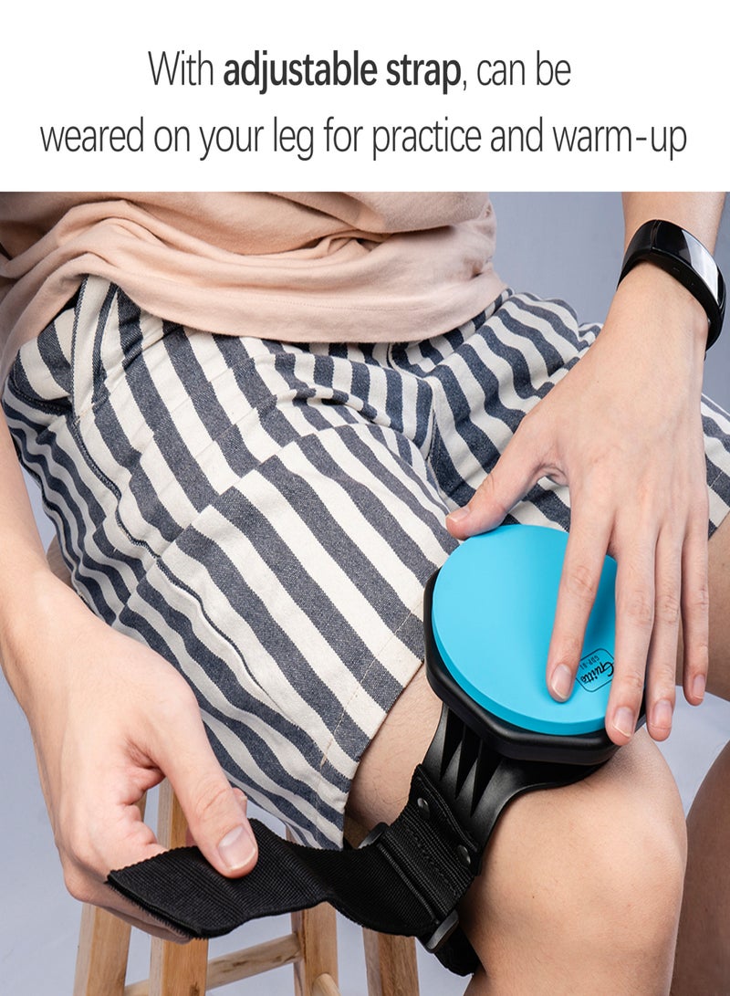 جويتو حامل وسادة تدريب الطبل المحمول مع حزام ساق وسادة الطبل من جل السيليكا للأطفال والكبار - Image 5