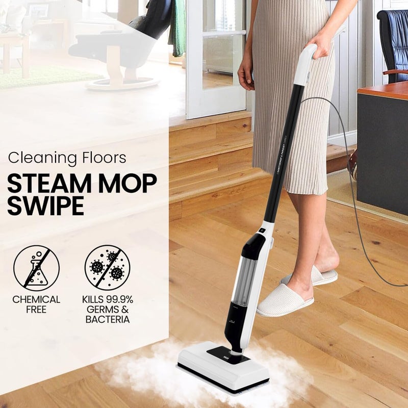Inalsa INALSA Multi Purpose Steam Cleaner Comes with 2 Mop Cloth and Carpet SliderSteam Flow Upto 32gmmin5M Long CordQuick Clean Water Filter500 ML Tank CapacityAuto Shut ProtectionOzoy Steam Mop  - Image 5