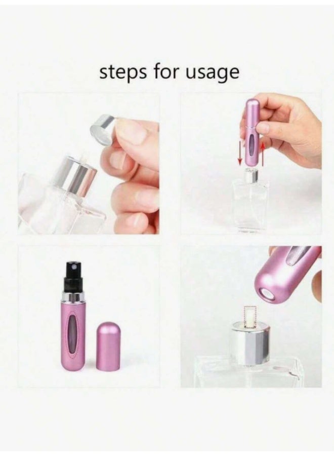 5ml Portable Perfume Travel Refillable Bottle - Mini Atomizer Spray Dispenser for On-The-Go Purse and Pocket - Image 3