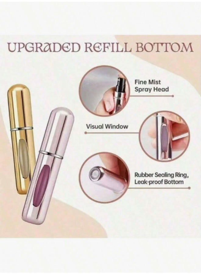 5ml Portable Perfume Travel Refillable Bottle - Mini Atomizer Spray Dispenser for On-The-Go Purse and Pocket - Image 5