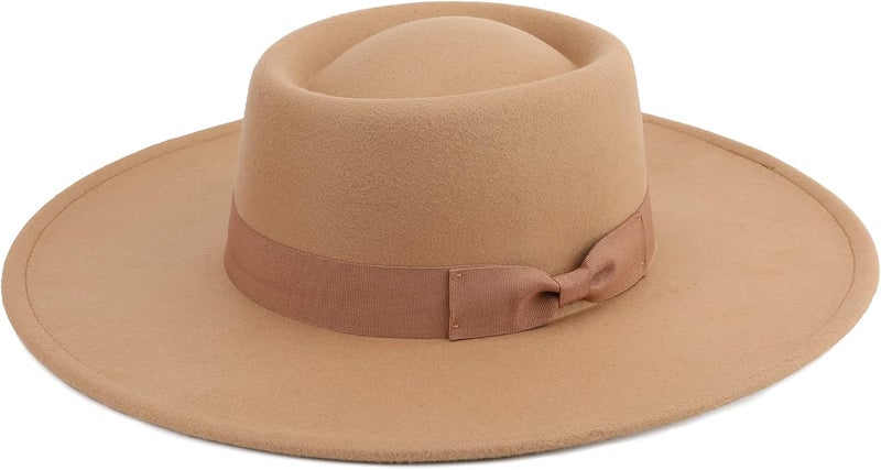 Pro Celia Big Wide Brim Women Fedora Hat - Image 1