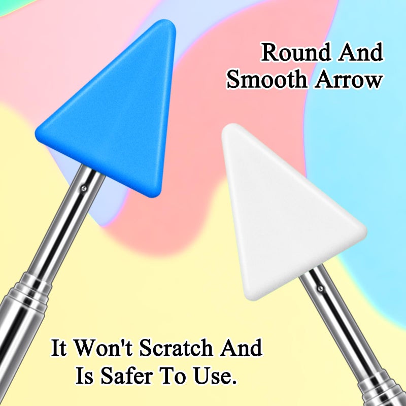 Engrowtic 12 Pcs Telescopic Teacher Pointer Stick for Classroom Arrow Extendable Teaching Pointer Handheld Retractable for School Presenter Whiteboard Back to School Supplies - Image 2